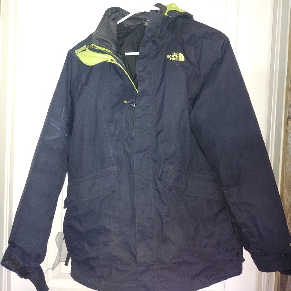 North face 3 in 1 youth XL jacket